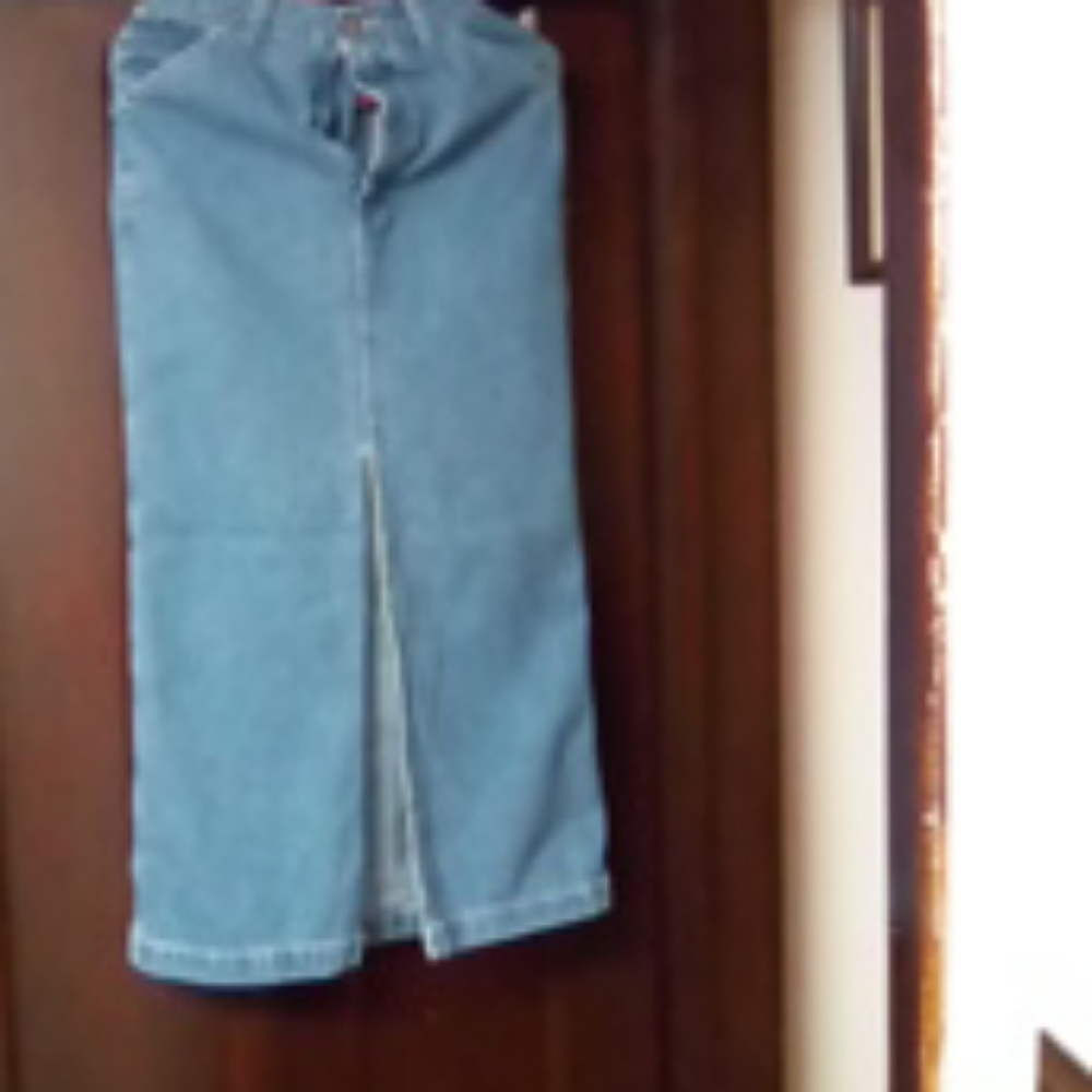 Blue jean skirt